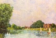 Alfred Sisley Themse bei Hampton Court France oil painting artist